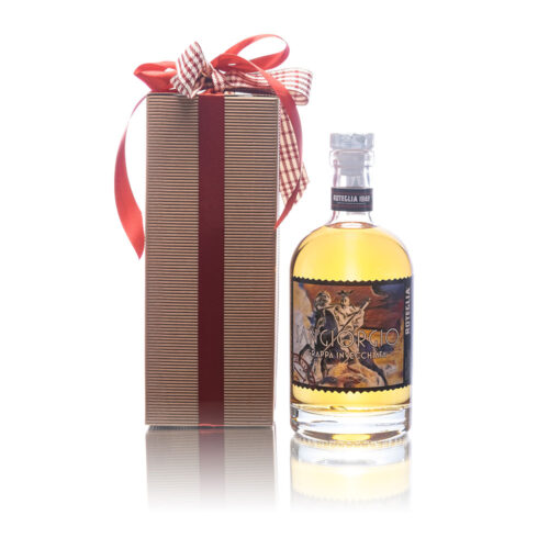 Grappa-Invecchiata-in-confezione-regalo Roteglia 1848 - Produzione di liquori artigianali