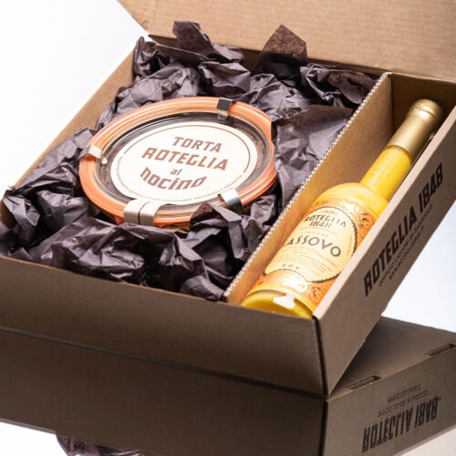 Kit-roteglia-Sassovo-torta-al-nocino - Roteglia 1848 - liquore artigianale allo zabaione